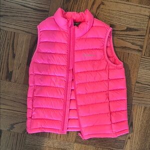 Kids Eddie Bauer Pink Puffer Vest M (10/12)